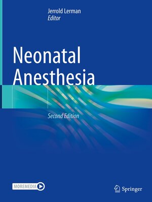 cover image of Neonatal Anesthesia